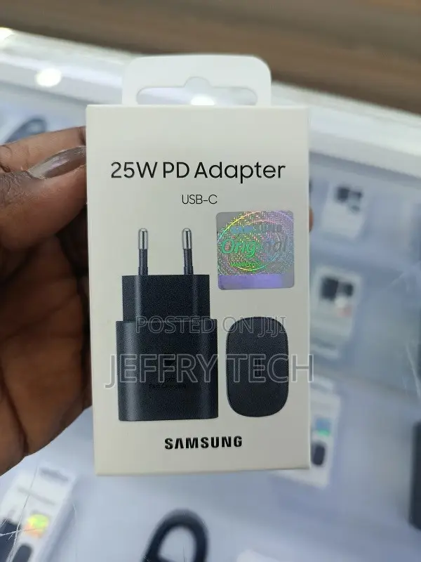 Samsung 25W Fast Charger Adapter - USB Type-C - Black