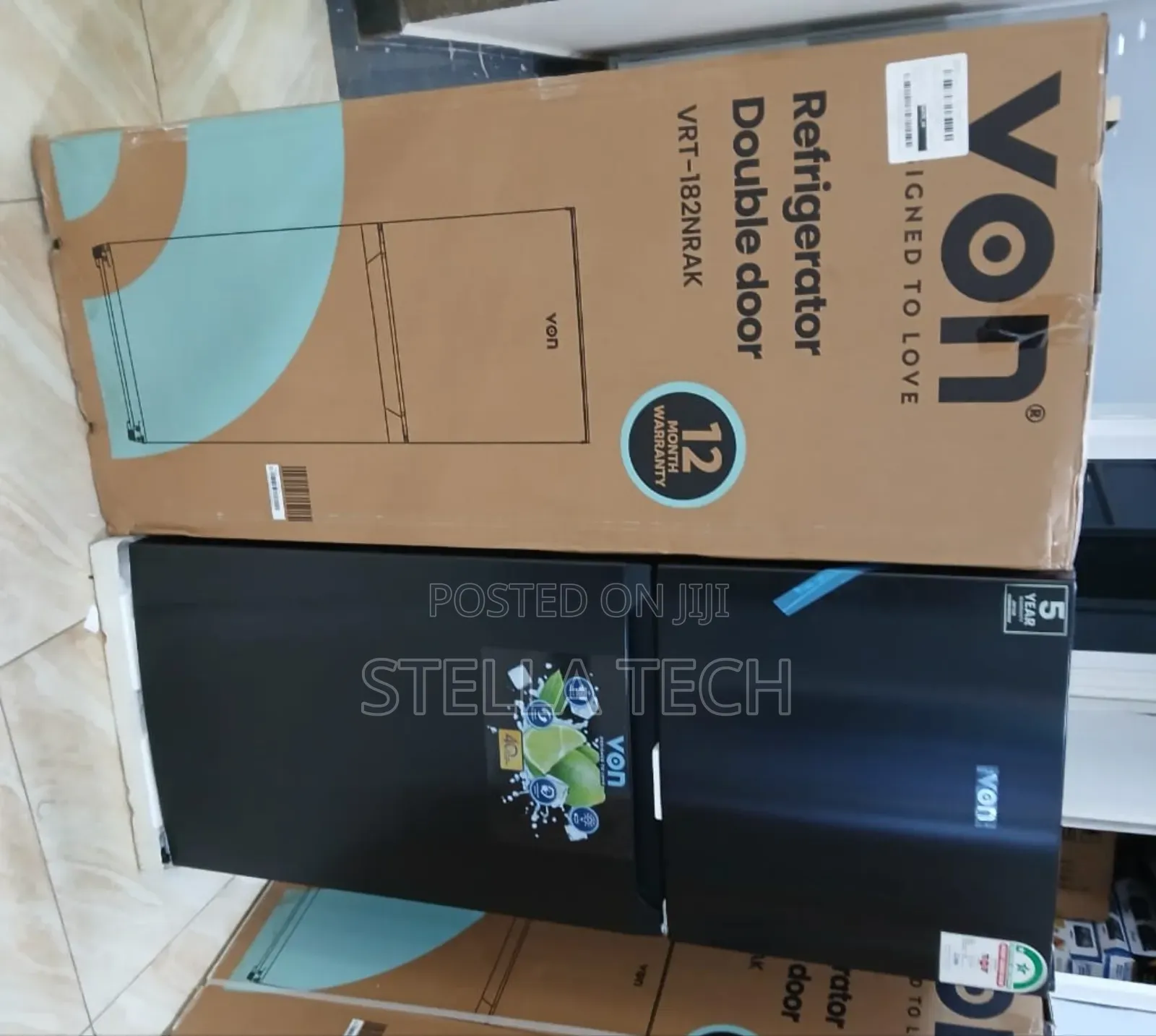 182 Litres No Frost Von Fridge TMF VRT - 182NRAK