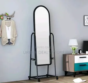 Full-Length Dressing Mirror With Shoes Rack