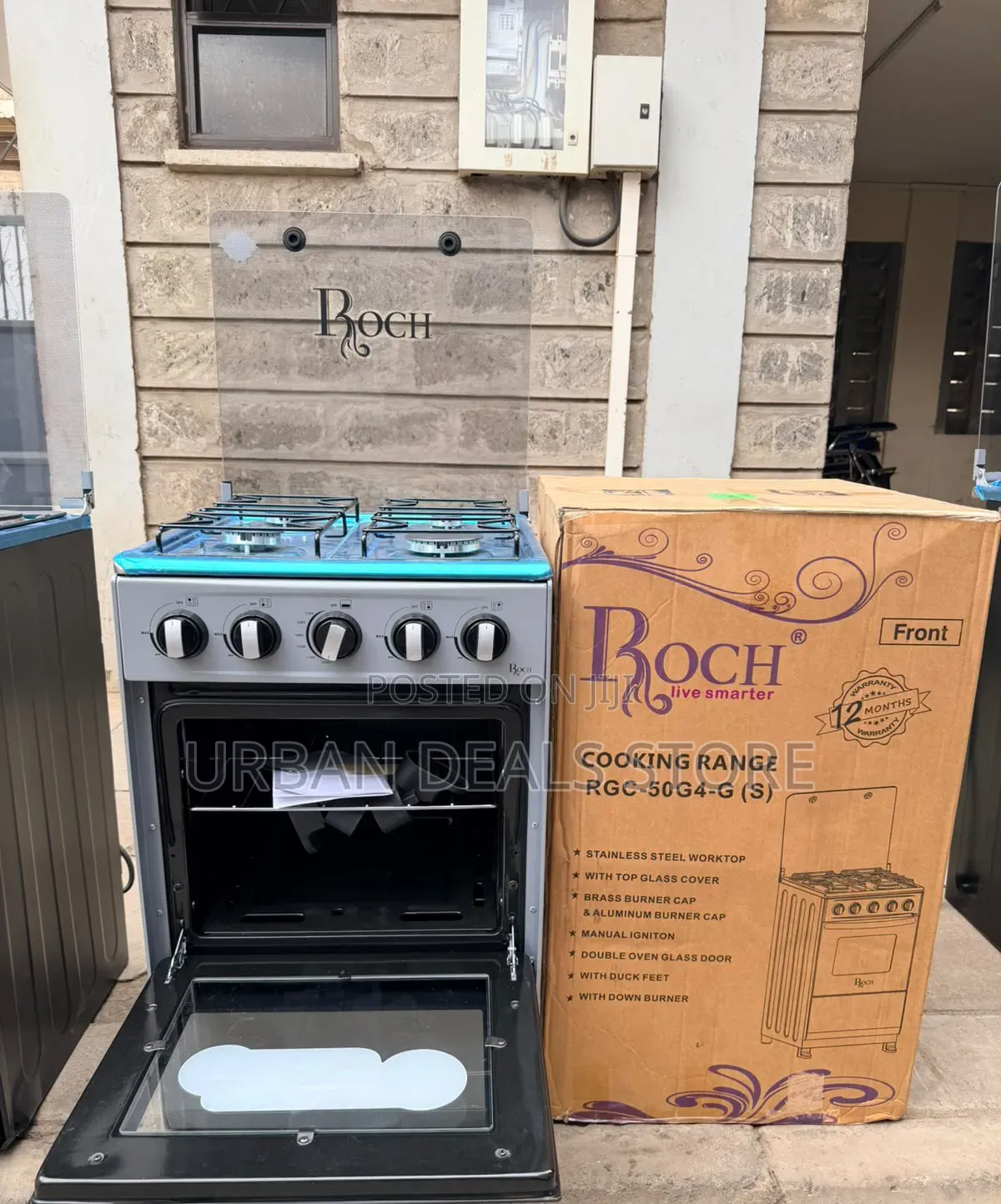 50×55 Roch Full Gas Standing Cooker