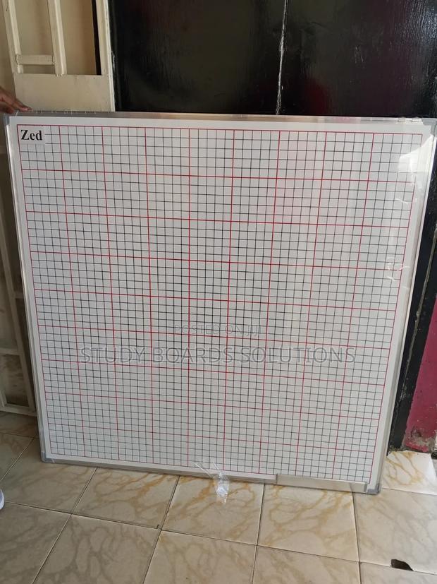 4ftx4ft Magnetic Dry Erase Graph Board