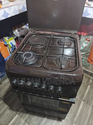 Von Cooker Von 60x55cm Offering 3 Gas Burners, 1 Electric Plate,oven