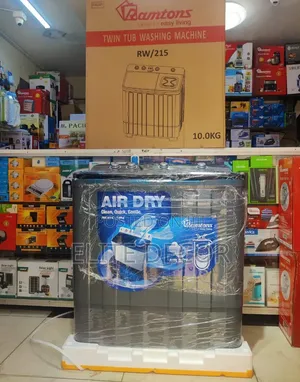 Ramtons 10Kg Twin Tub Washing Machine With Air Dryer – RW/215