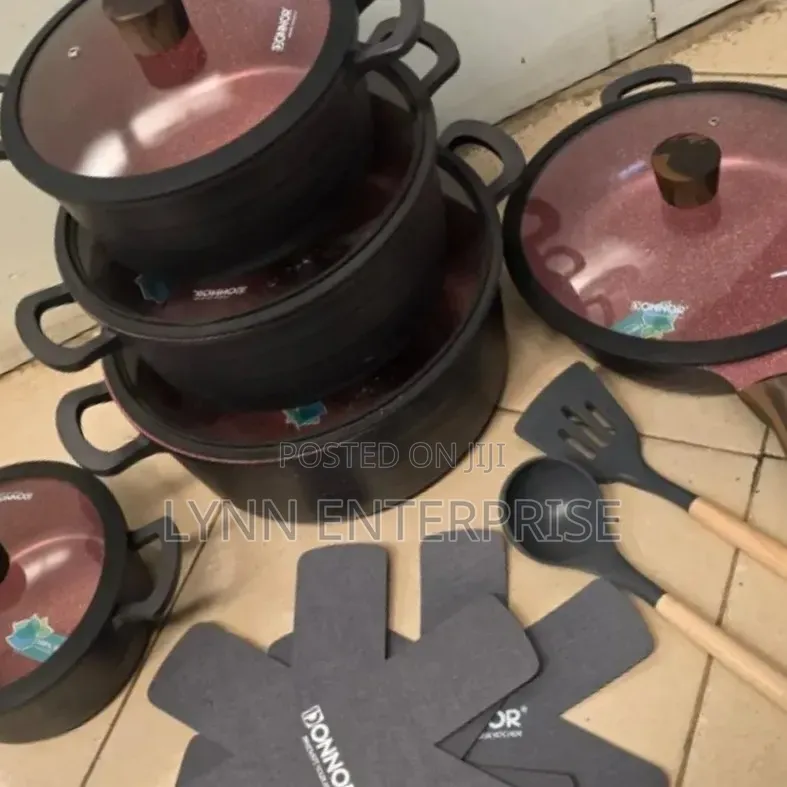 15 PCS WAVE Nonstick Set DONNOR Crystal Non Stick