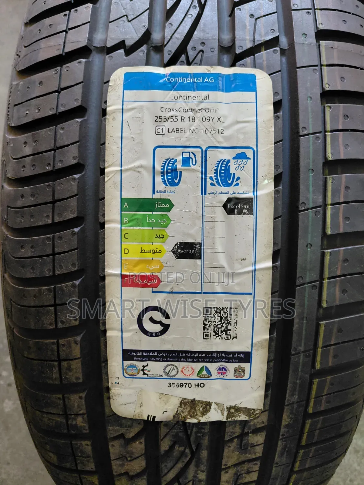 255/55r18 Continental -Cross Contact