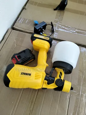 HVLP Dewalt Cordless Spray Gun Machine 88v 2 Battery Extra Nozzles