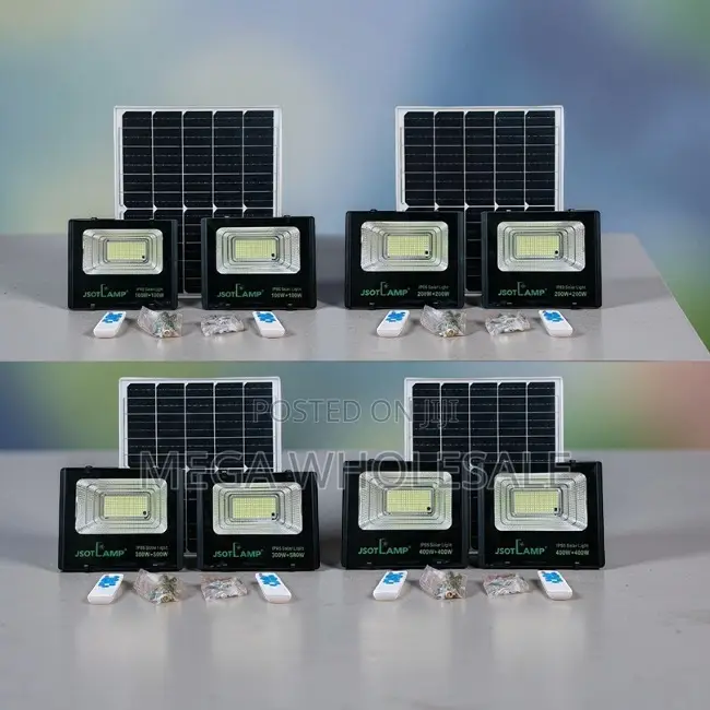 Factory Prices 100W,200W,300W 2-in-1 Double Solar Floodlights