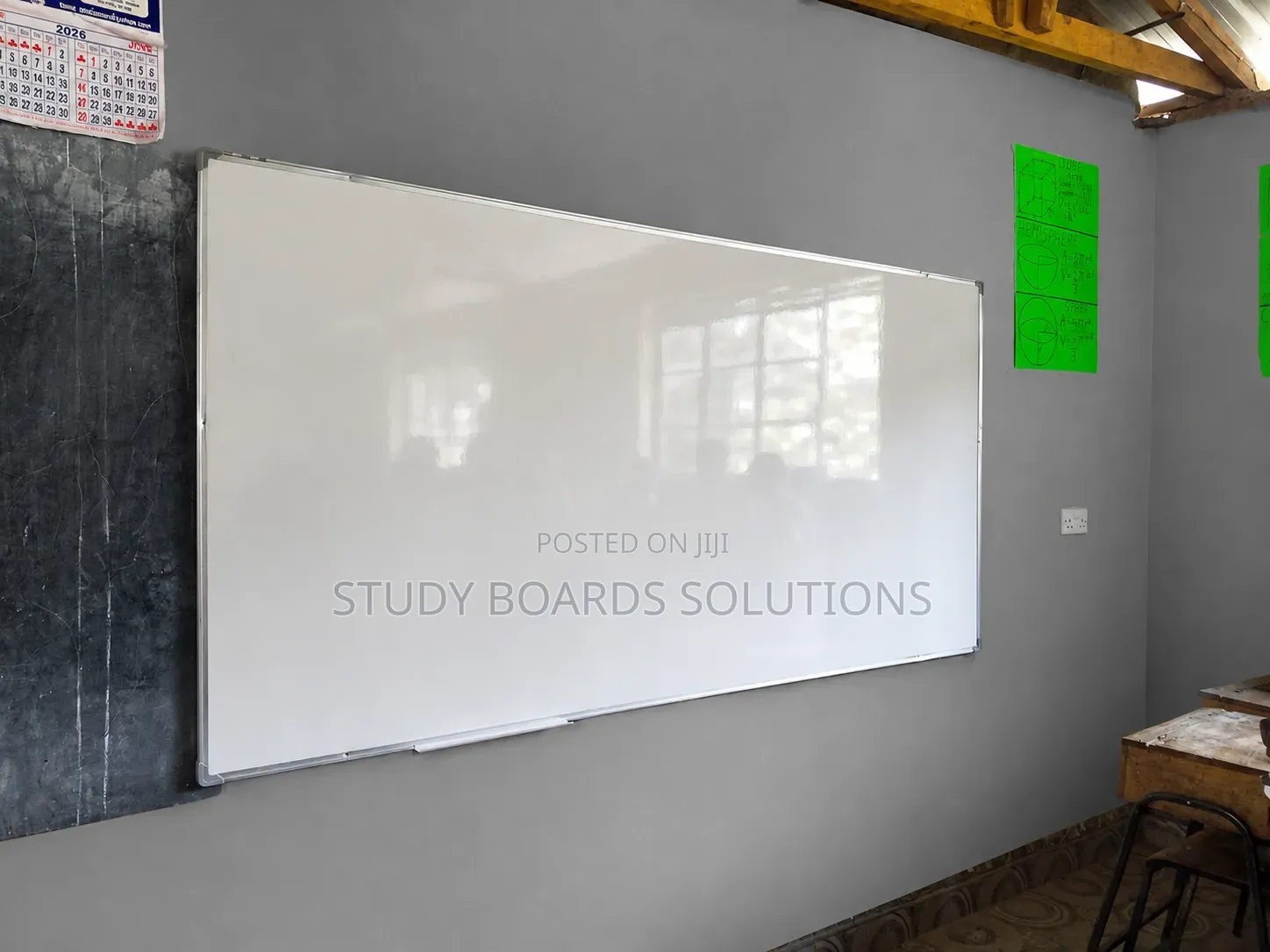 8ft × 4ft Spacious Teaching Whiteboard – Built for Effective Learning