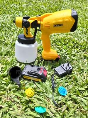 HVLP Dewalt Cordless Spray Gun Machine 88v 2 Battery Extra Nozzles
