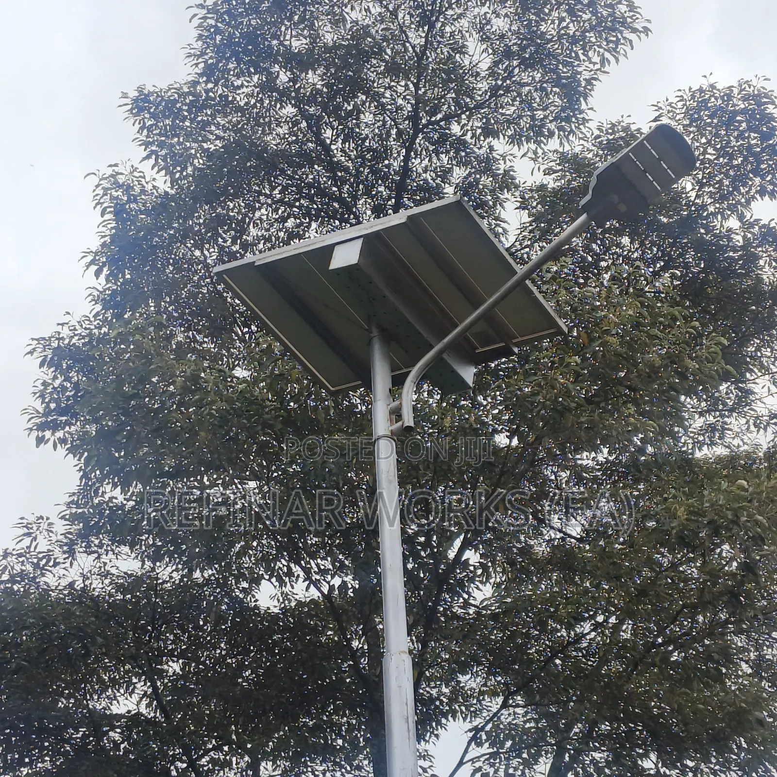 Custom Fabricated Lighting Poles With Anchor Bolts