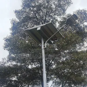 Custom Fabricated Lighting Poles With Anchor Bolts