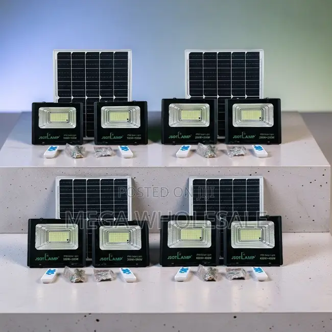 Factory Direct Prices 100W,200W,300W 2-in-1 Double Solar Floodlights