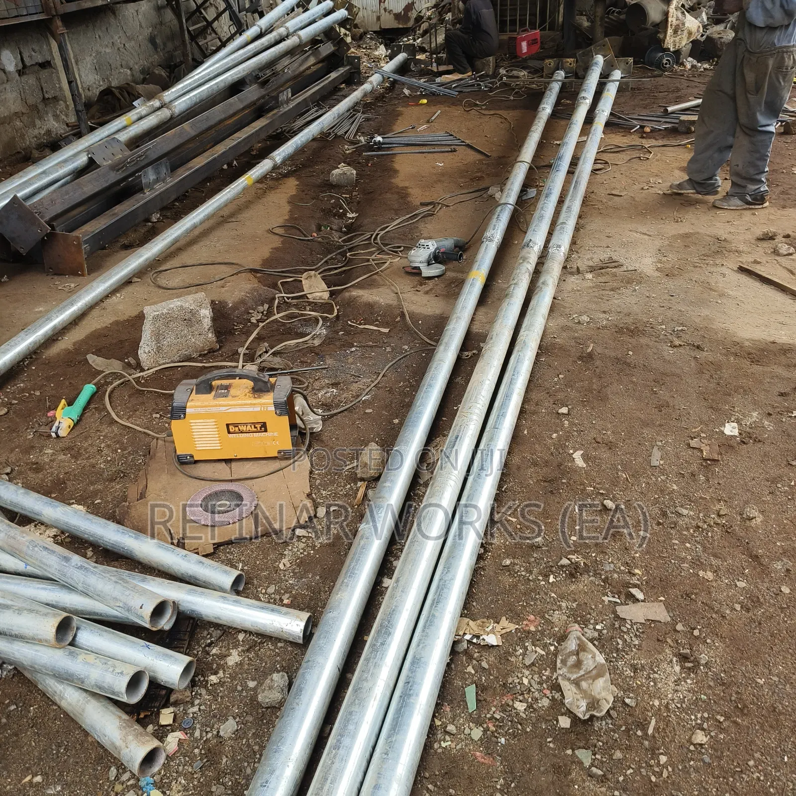 Street Pole and High Mast Pole Fabrication Services