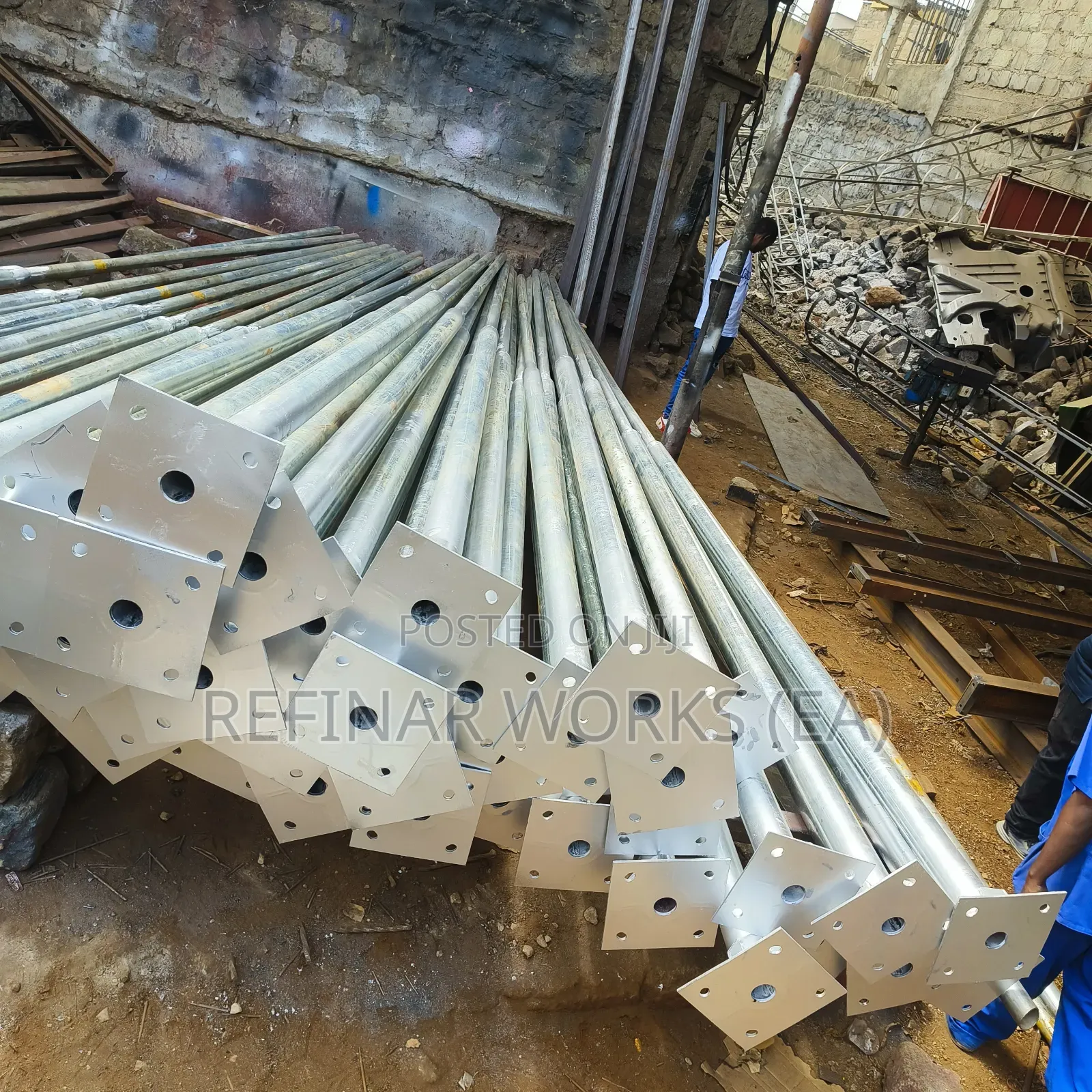 Street Pole and High Mast Pole Fabrication Services