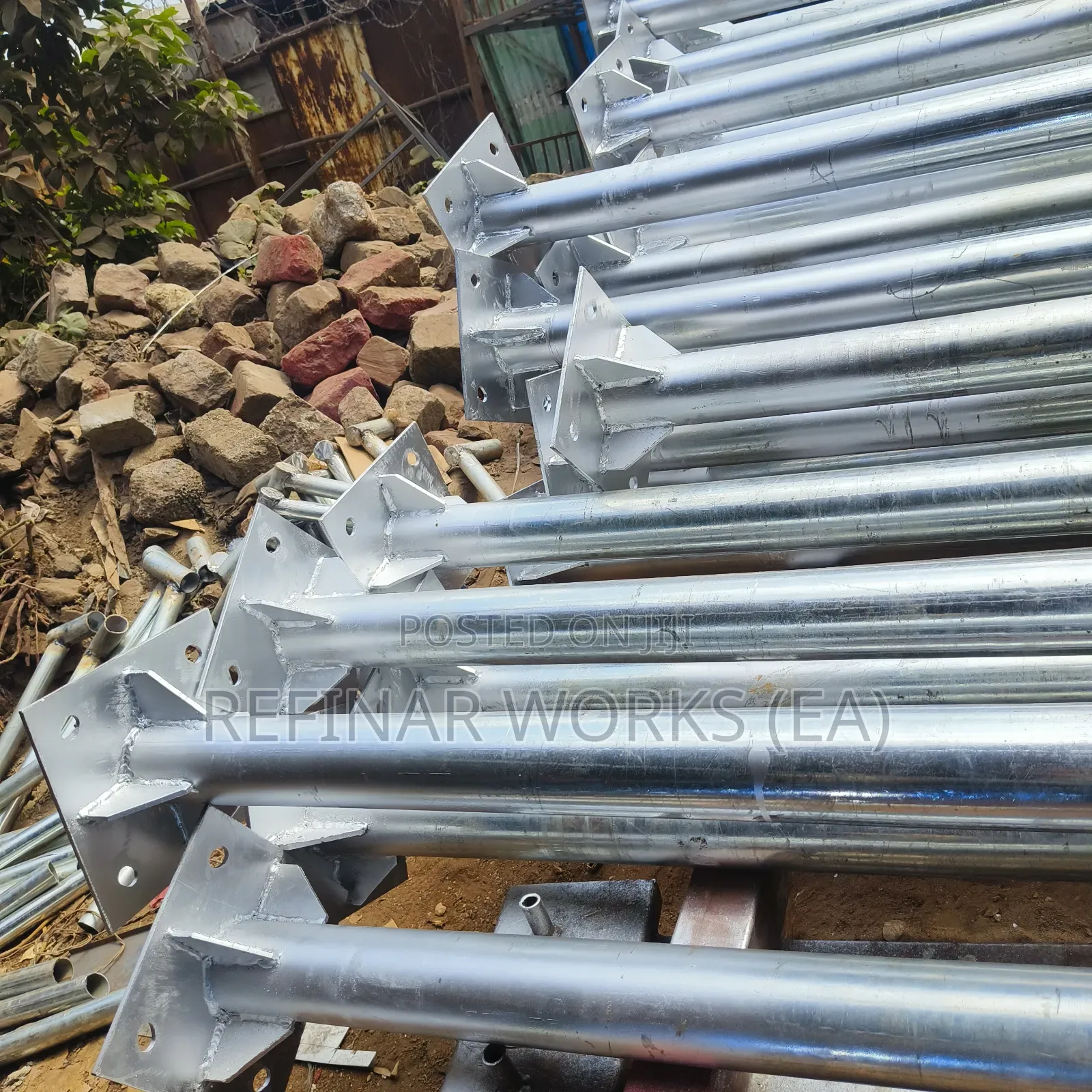 Street Pole and High Mast Pole Fabrication Services