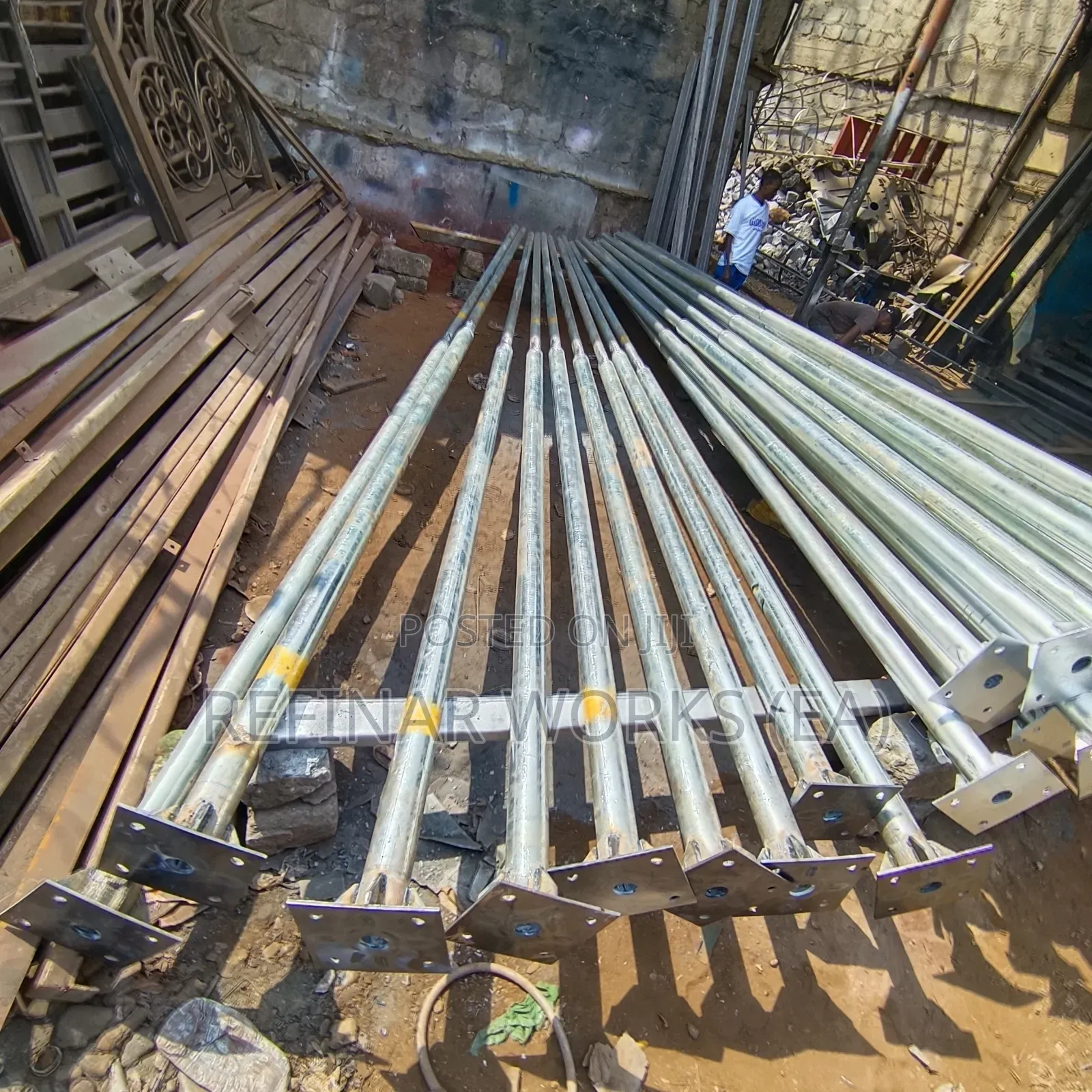 Street Pole and High Mast Pole Fabrication Services