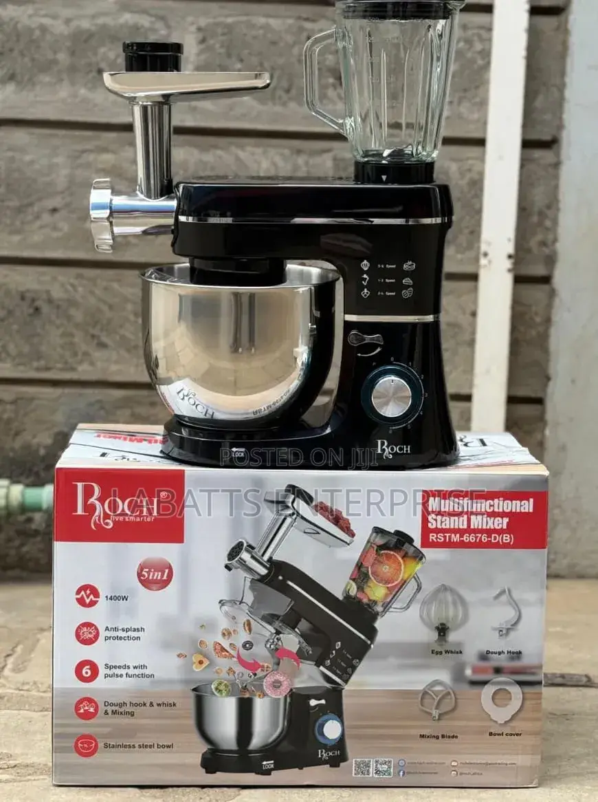 Roch 5-in-1 Multifunctional Stand Mixer