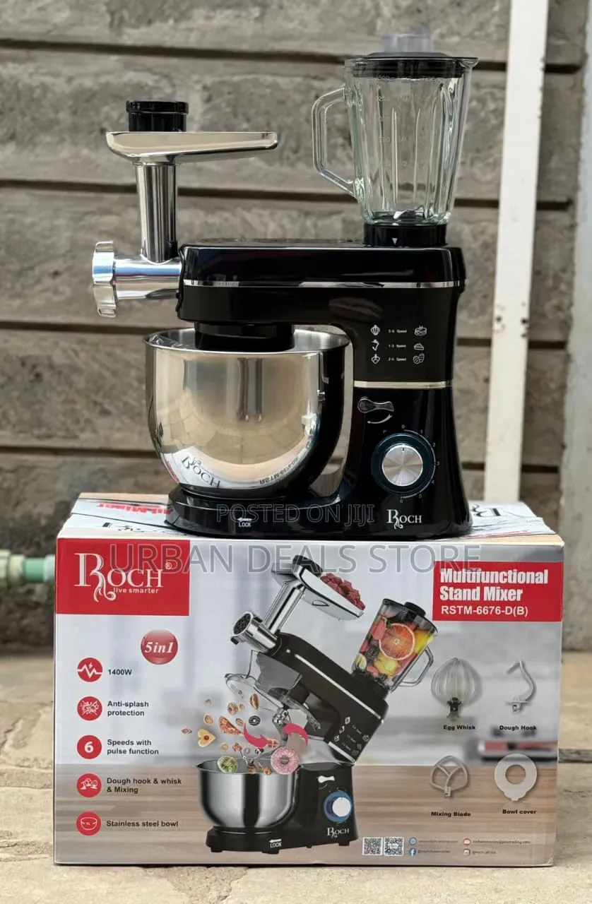 Roch 5-in-1 Multifunctional Stand Mixer