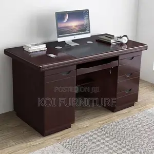 Office Desk; Executive Home Office 120CM Natutal Mahogany Desk