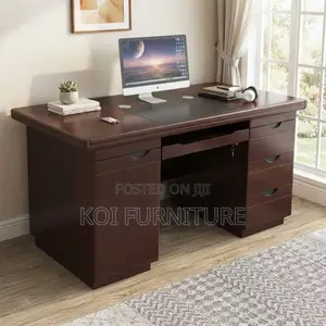 Office Desk; Executive Home Office 120CM Natutal Mahogany Desk