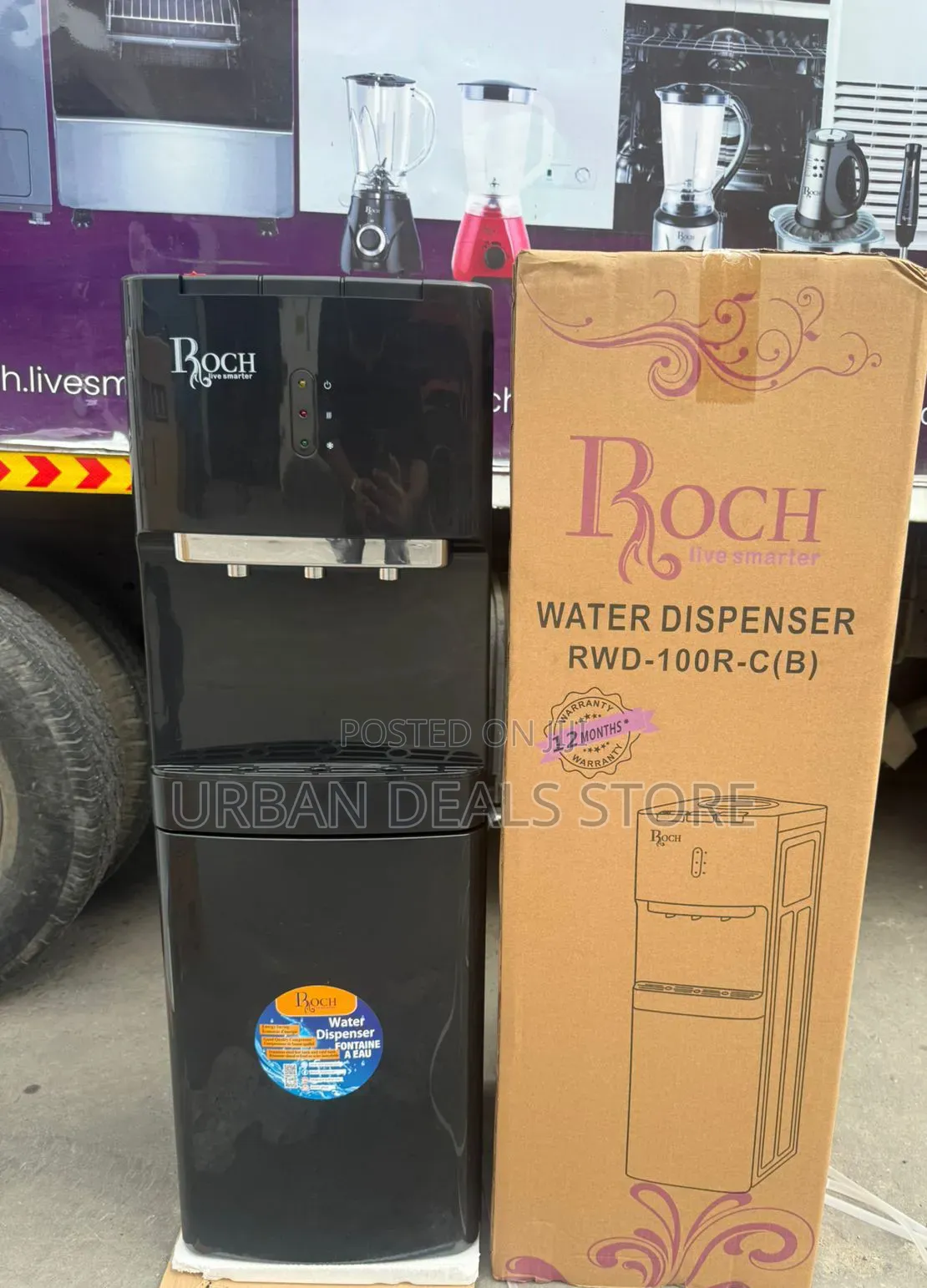Roch 3-Tap Water Dispenser With Compressor