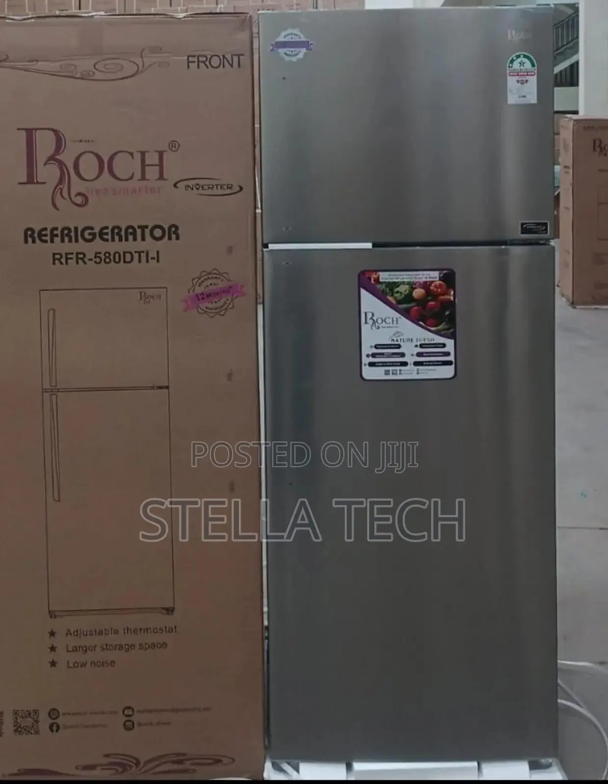 Roch RFR-580-DT-I 2 Door No Frost With Inverter (465 Litres )
