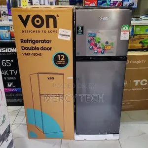 Von Double Door Fridge 181L Direct Cool