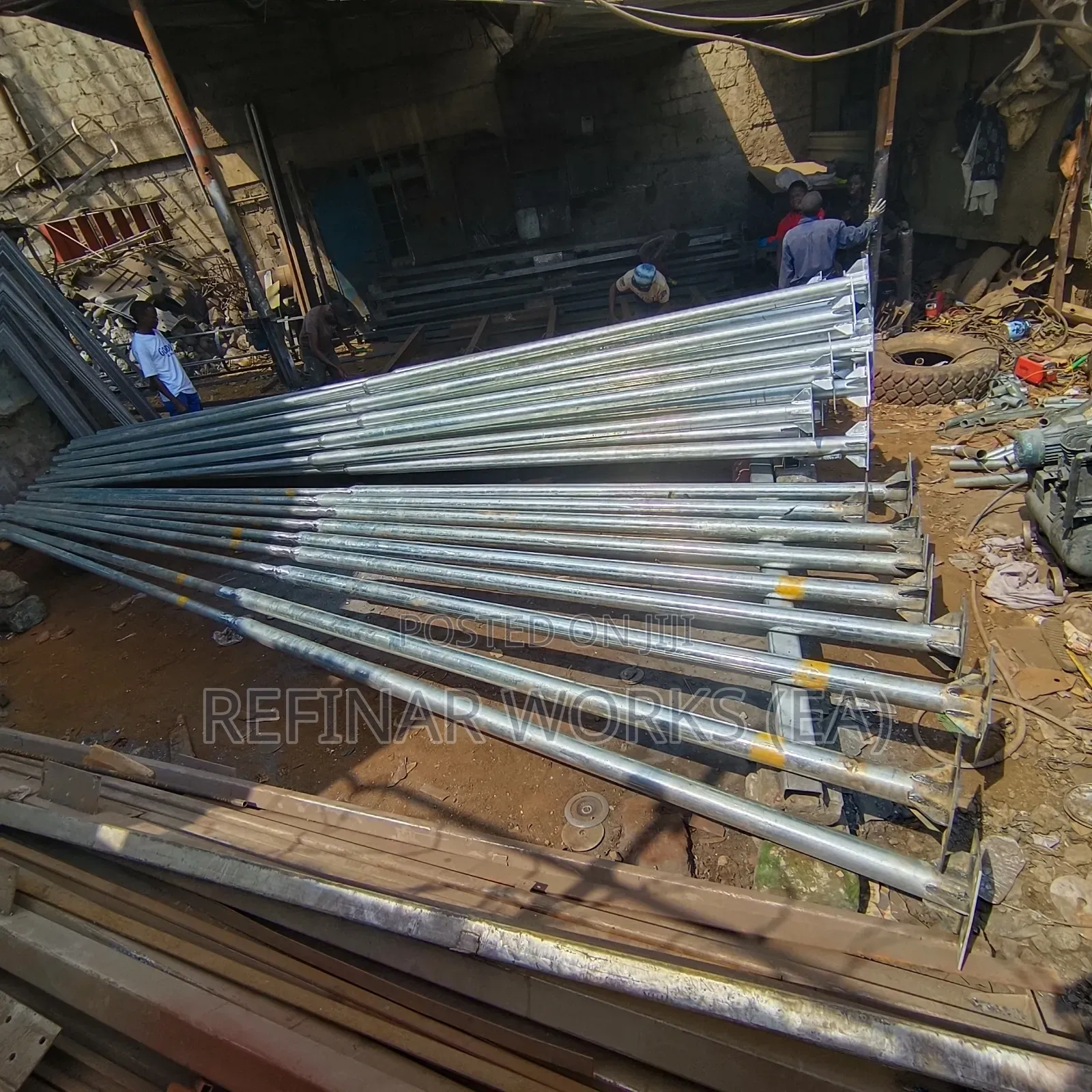 Made-to-Order Steel Lighting Poles and High Masts