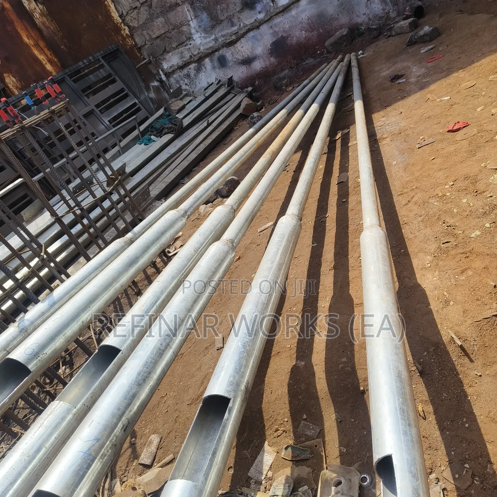 Made-to-Order Steel Lighting Poles and High Masts