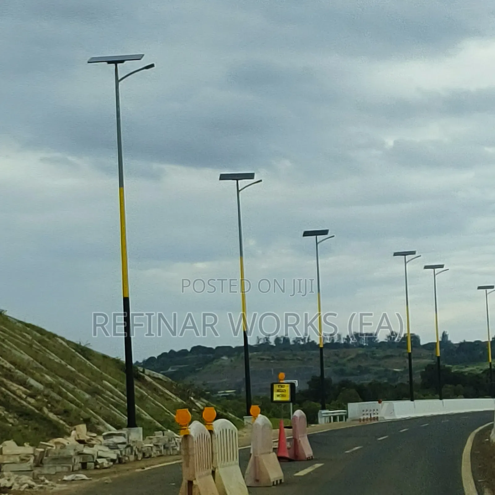 Made-to-Order Steel Lighting Poles and High Masts