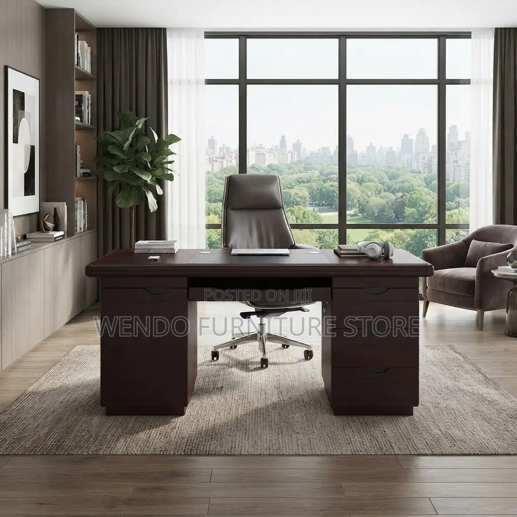Office Desk; Office 1200MM Mahogany Executive Desk