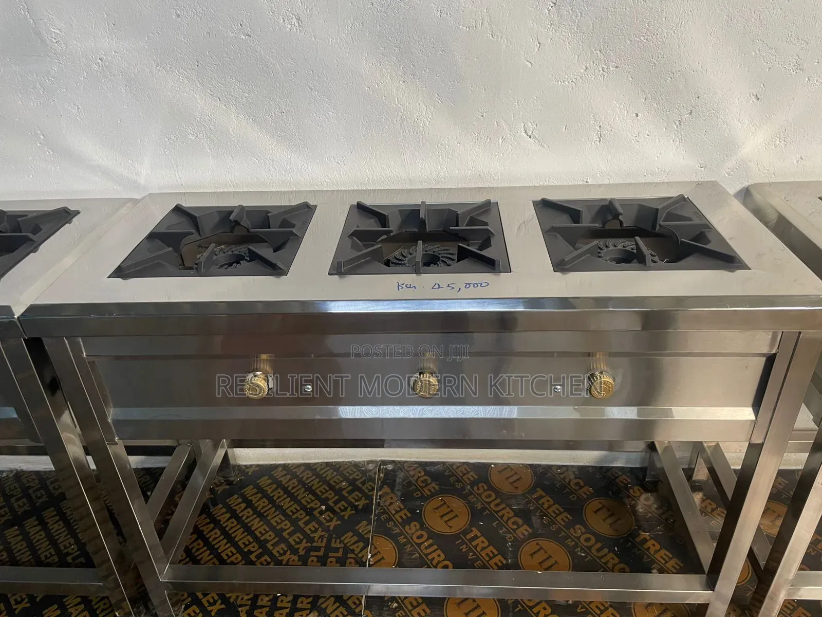 3 Burner Gas Cooker Stainless Steel