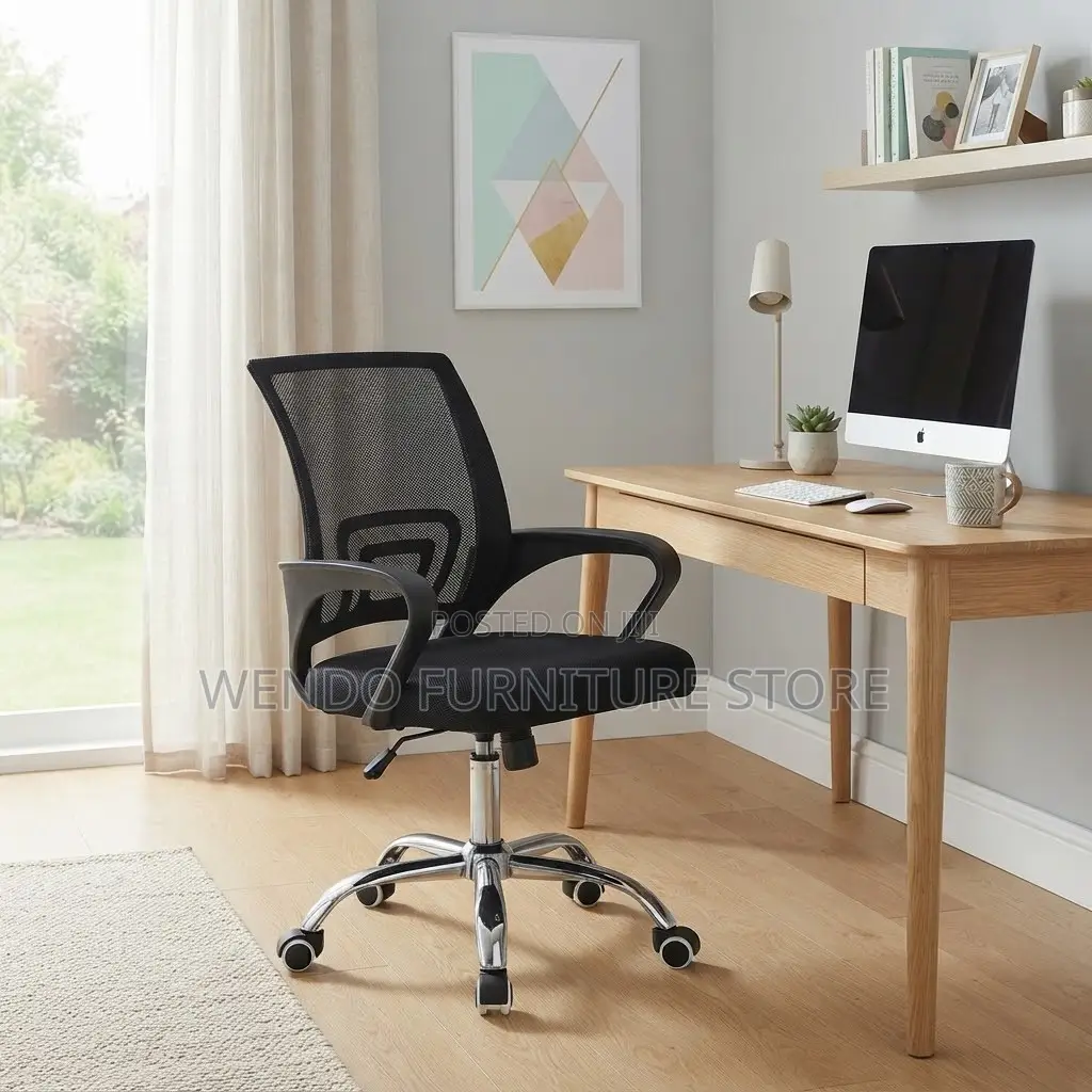 Office Chairs; Mesh Mid Backrest Clerical Home Sturdy Seat