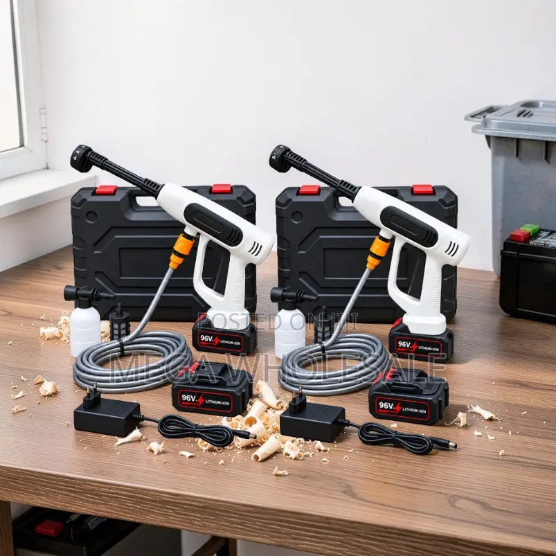 Portable Top Quality Cordless POWERFUL High Pressure Car Washer Gun