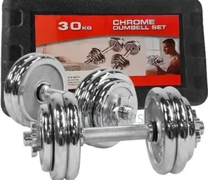 *Chrome Dummbell
🧚🏽‍♂ *30kg ( With Case)*  
🦻🏻🥳offer Price