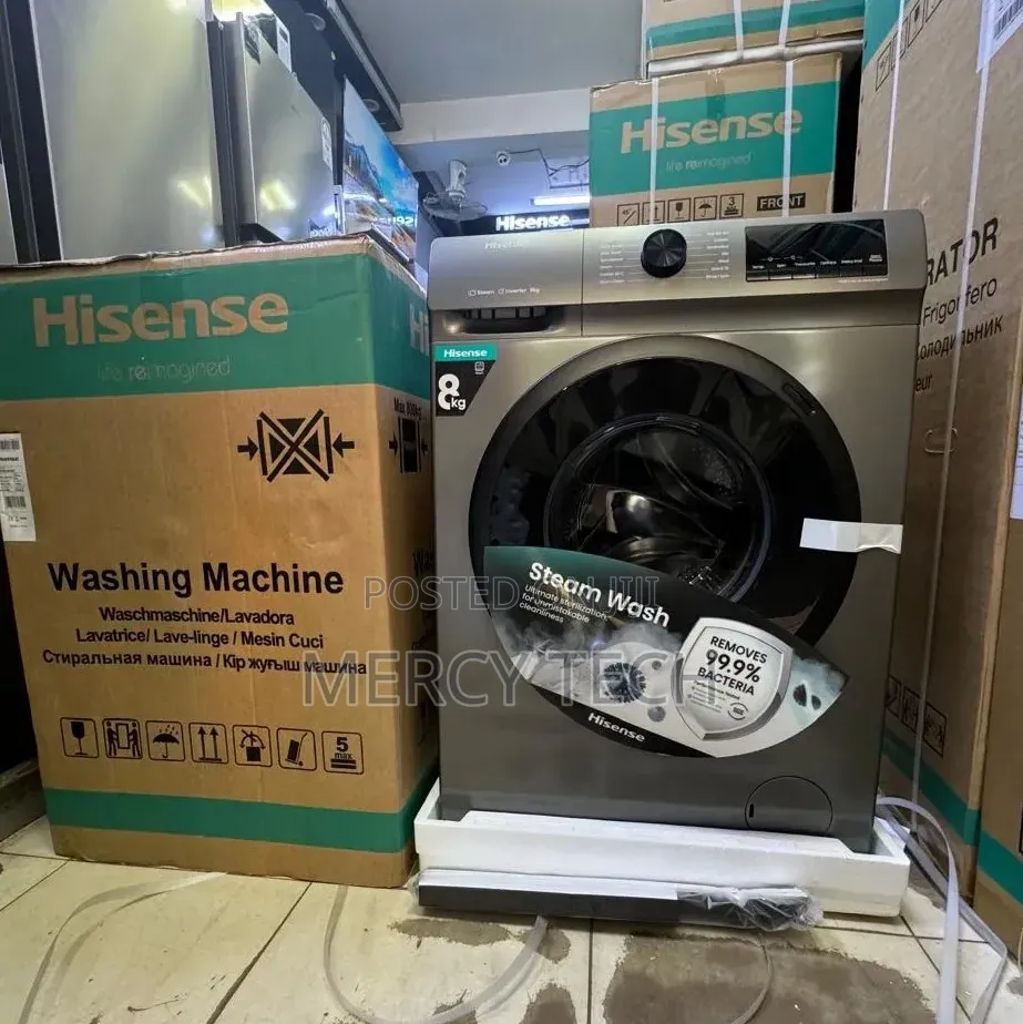 Hisense Front Load Washing Machine 8KG (Wash & Spin)