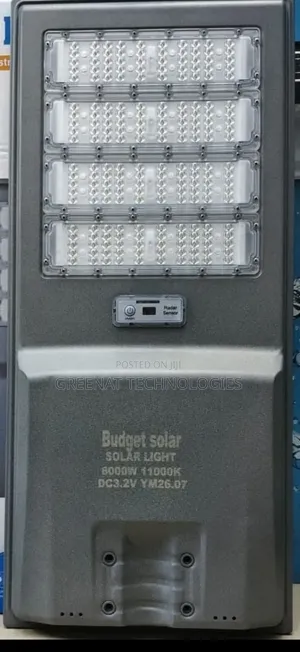 Budget Solar 8000W Project Solar Street Light 48,000mAh Dusk to Dawn