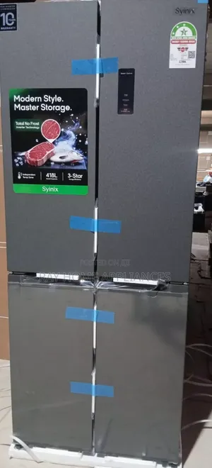 Syinix 421 Litres  GLASS FOUR DOOR Refrigerator