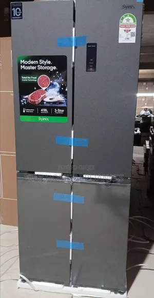 Syinix 421 Litres  GLASS FOUR DOOR Refrigerator