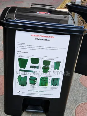 Kenpoly 50L Pedal Bin – Durable Hygiene Waste Bin