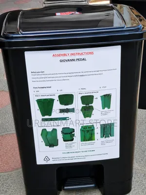 Kenpoly 50L Waste Bin With Pedal – Hygiene Enhancer