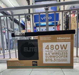 Hisense HS3100 480W 3.1CH Soundbar With Wireless Subwoofer