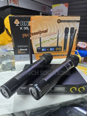 BNK X35 Professional Wireless Microphone | Dual Handheld Mics