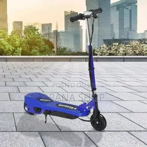 Blue Kids Folding Electric Scooter (E-Scooter)