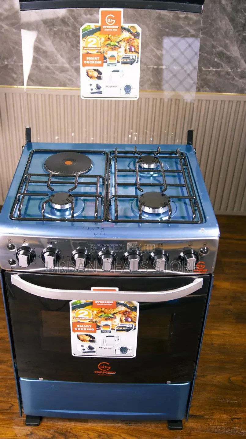 Eurochef 60×65 3+1 Standing Cooker