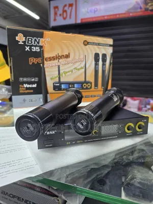 Professional BNK X35 Wireless Microphones | 2-Mic Receiver Set