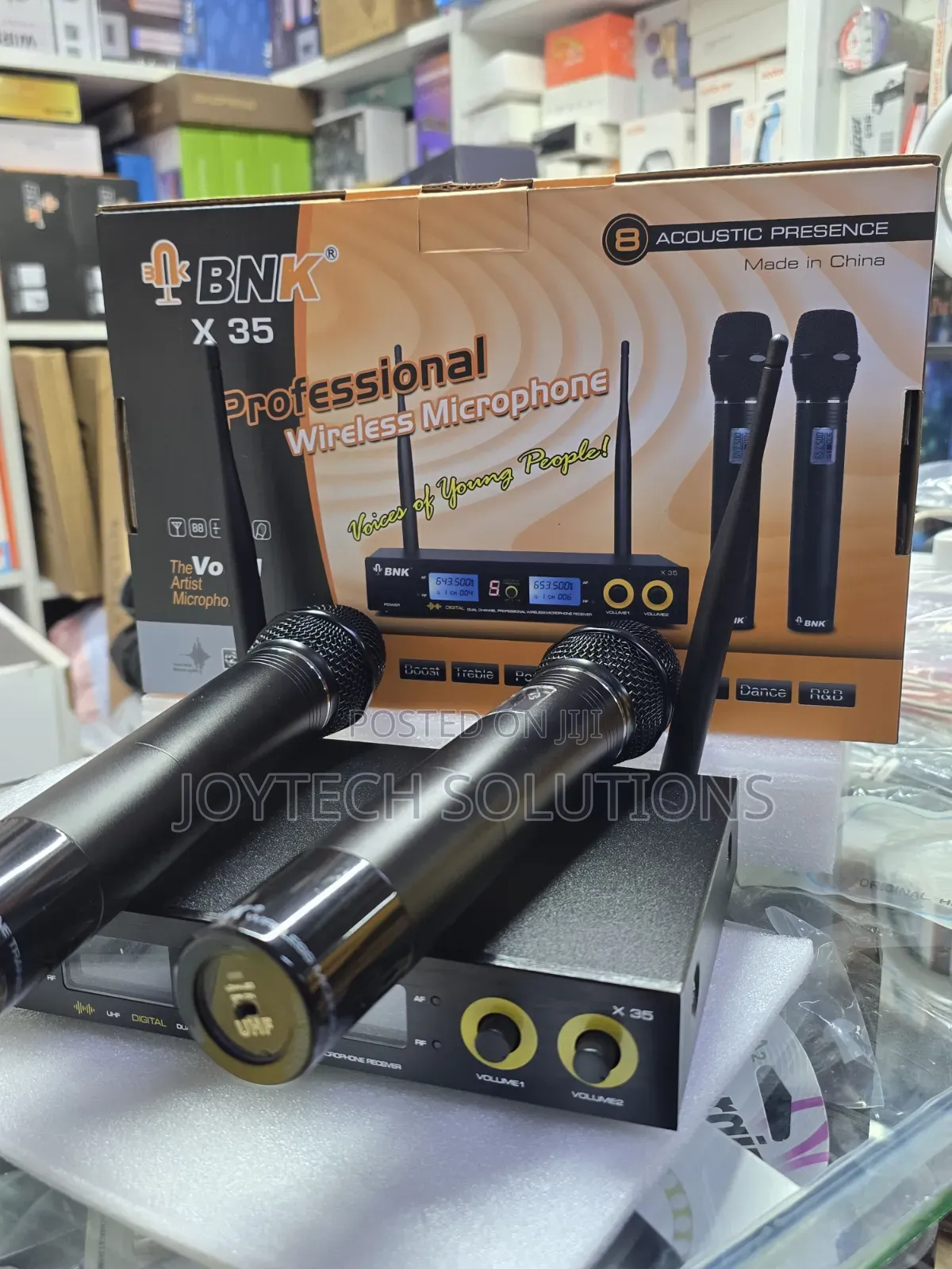 BNK X35 UHF Wireless Microphone | Dual Mic System for Events