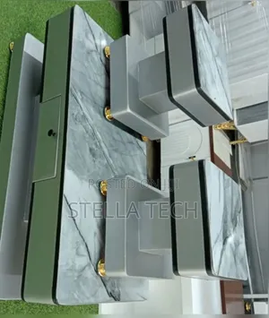 COFFEE TABLE  With Glass/Marble Topping With 2 Stools