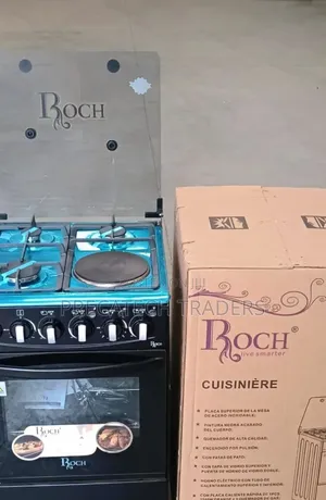 Roch Black 50x55 Standing Cooker – 3+1