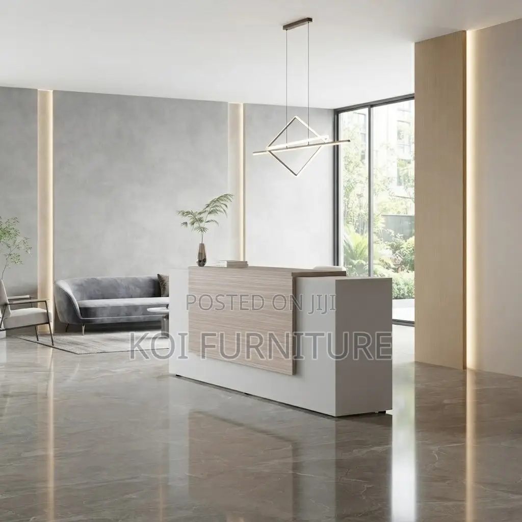 Reception Desk; 160cm White Office Reception Desk